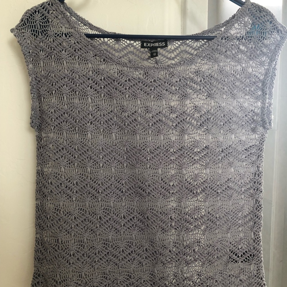 Express crocheted top.